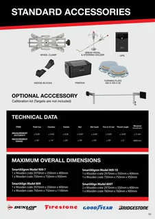 Reliable, smart wheel aligner systems - low maintenance SMART ALIGN 3D - various models available