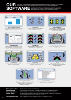 Smart-Align 3D wheel alignment systems with automatic monitoring - popular choice in workshops