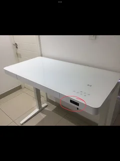 Electric Glass Study Desk