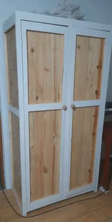 Large Pine Wardrobe.