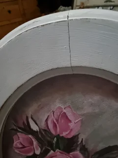 Vintage Roses Framed Painting.