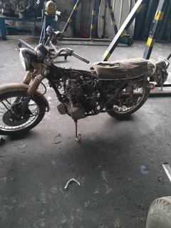 Old motorcycle as parts.