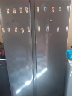 Hisense 508L Sxs Fridge Titanium Inox