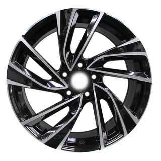 17 - Inch - Diplomat -5x100- Black Machined Face