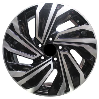 17 Inch - Valencia - 5x112 - Black Machined Face