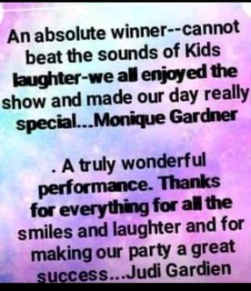 Mungo&#39;s FUNonemal Kids Clown-Magic  Parties.