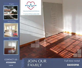 Full-time consultation room at medical centre