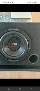 New 10 inch 5000 watts red arrow sub and ported box