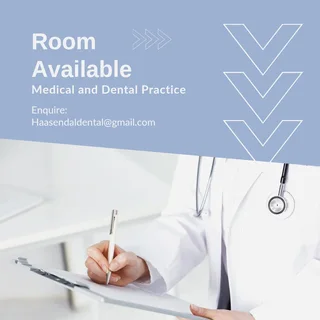 Room available: Medical and Dental Practice