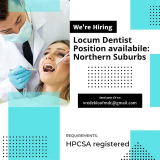 Locum Dentist Position – Vredekloof, Northern Suburbs (Cape Town)