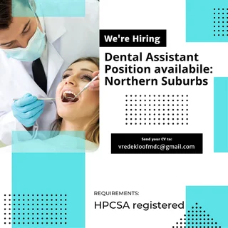 Dental Assistant Position – Vredekloof, Northern Suburbs (Cape Town)