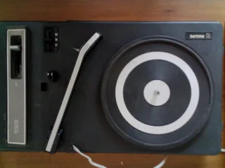Phillips box LP player. Vintage