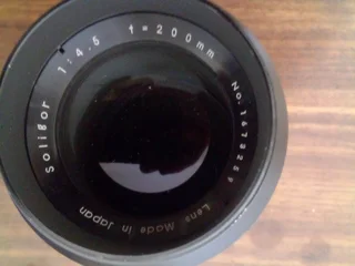 Soligor camera lens 1:4.5 1&#61;200mm No.1673259
