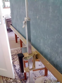 Radiant Champion Silver screen protector on stand