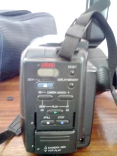 Panasonic video recorder with bag, 2 x rechargeable batteries and charger