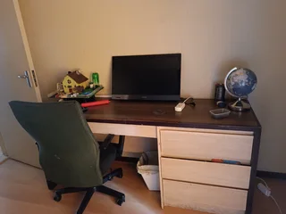 Large desk and chair
