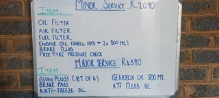 Hyundai H-100 And Kia K2700 Minor And Major Servce