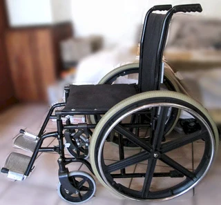 Villieria: Wheelchairs - manual push - 2nd hand - black