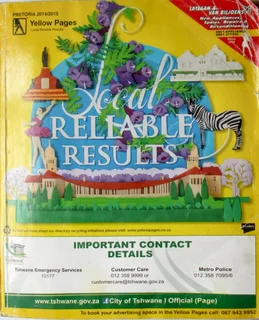 Villieria: Books: Telephone directories - Pretoria - Telkom - 2014 / 2017 /2020