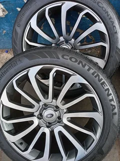 22 inches range rover spot rims and tyres available 5/120 pcd available