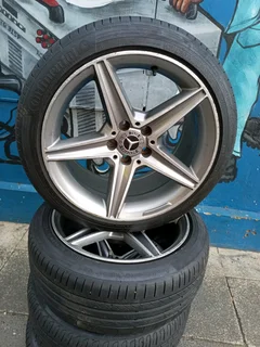 18 inches AMG Mercedes benz rims and tyres available