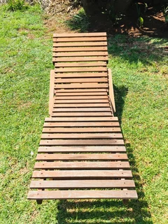 Wooden Pool Lounger - high quality