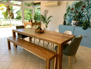 SOLID KIAAT KITCHEN AND DINING TABLES