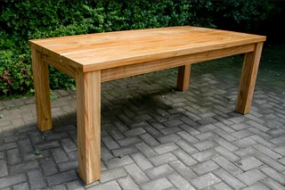 SOLID KIAAT KITCHEN AND DINING TABLES