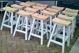 Modern Solid Wood Bar/kitchen Stools