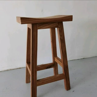SOLID KIAAT KITCHEN STOOLS