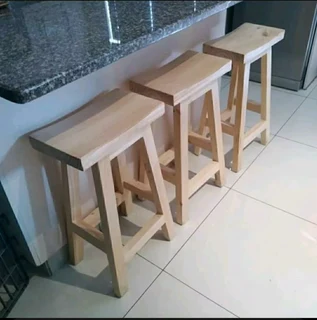 CUSTOM SOLID WOOD BAR STOOLS