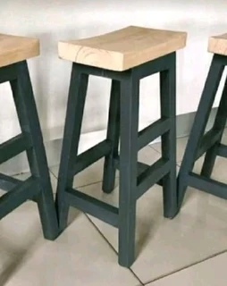 Custom Solid Wood Kitchen Stools