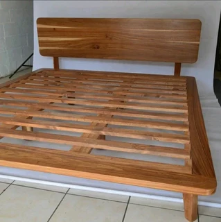CUSTOM SOLID KIAAT BEDFRAMES AND HEADBOARDS
