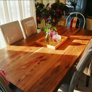 Custom High Quality Solid Kiaat Tables