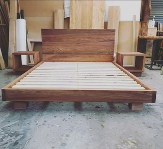 CUSTOM HIGH QUALITY SOLID KIAAT BEDS AND HEADBOARDS