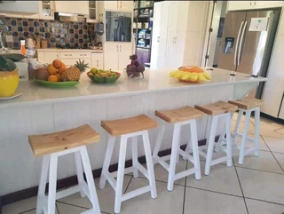 CUSTOM SOLID WOOD BAR STOOLS