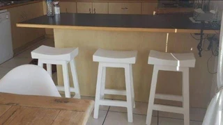 CUSTOM SOLID WOOD BAR STOOLS