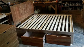 CUSTOM SOLID WOOD BED FRAMES AND HEADBOARDS