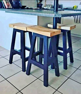 CUSTOM SOLID WOOD BAR STOOLS