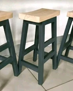 CUSTOM SOLID WOOD BAR STOOLS