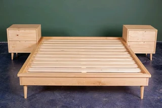 MODERN SOLID WOOD BEDSIDE TABLES