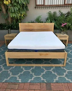 CUSTOM SOLID OAK BEDSIDE TABLES