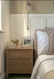 Modern Solid Oak Bedside Tables