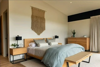 CUSTOM HIGH QUALITY SOLID OAK BEDSIDE TABLES