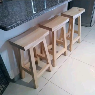 HIGH QUALITY CUSTOM SOLID WOOD BAR STOOLS