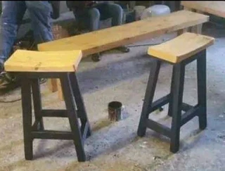 SOLID WOOD BAR STOOLS