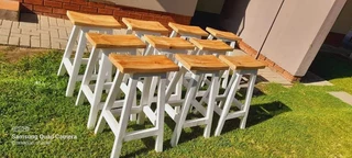 Custom Solid Wood Kitchen Stools