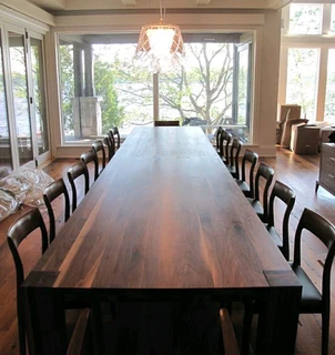 Custom Solid Kiaat Tables