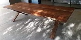 Custom Solid Kiaat Tables