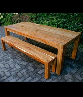 Beautiful Quality Custom Solid Kiaat Tables